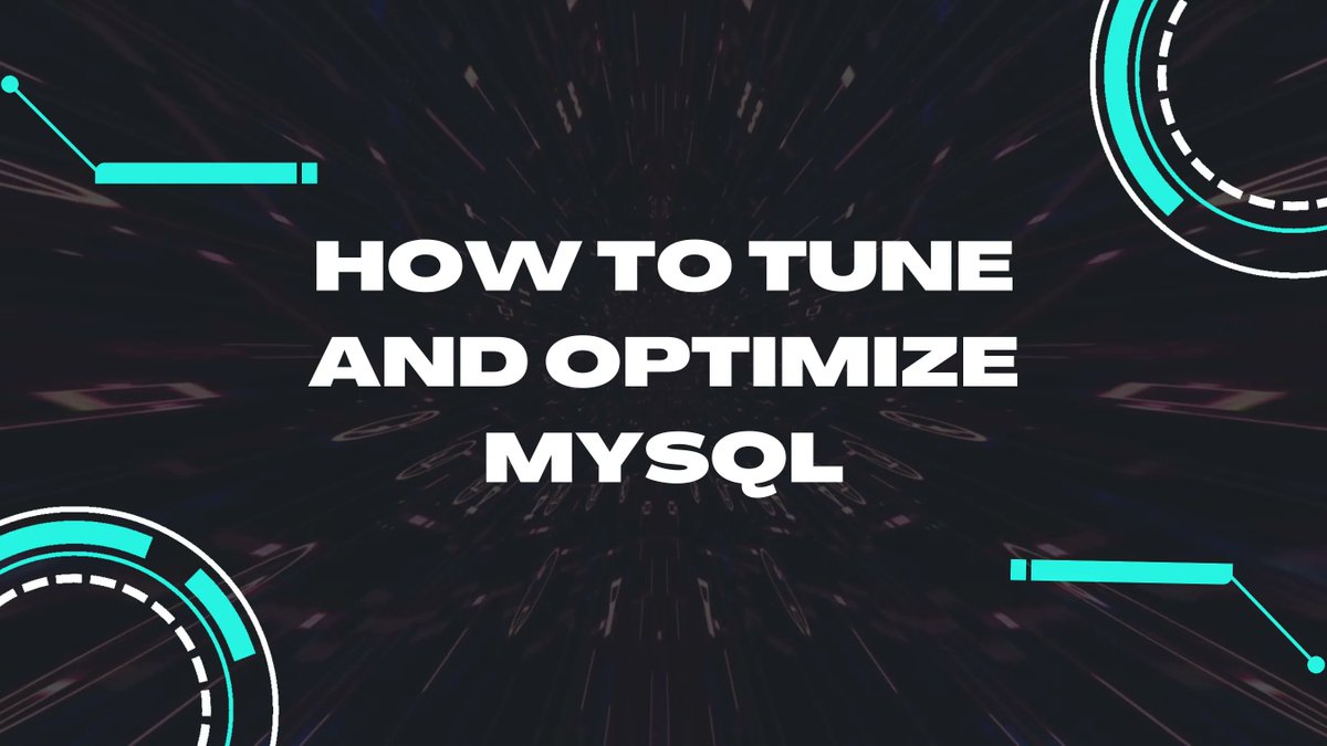 racknerd's tweet image. Want to optimize your MySQL database for better efficiency and speeds? MySQLTuner is a great tool to help you identify areas of improvement! In this tutorial, we go over how to utilize MySQLTuner.
READ MORE: blog.racknerd.com/how-to-tune-an…
#mysqltuner #mysql #database #RackNerd #IaaS