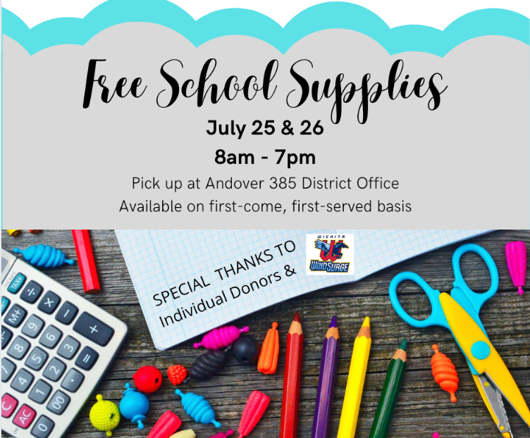 PCEpanthers385's tweet photo. #Free School Supplies @Andover385 District Office https://t.co/xPHhHZJWg9