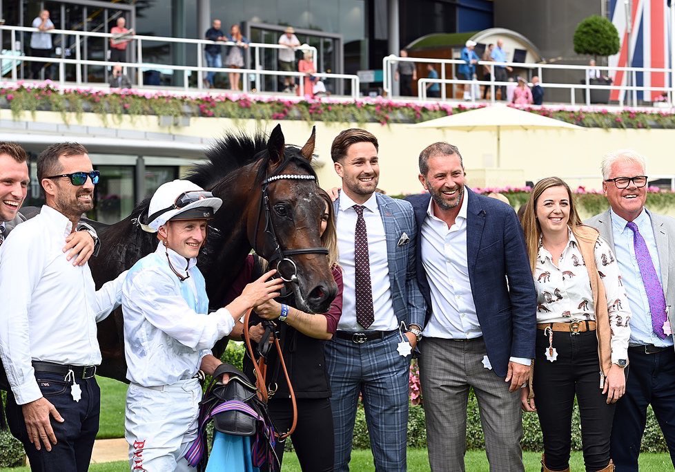 GemmaTutty's tweet photo. π€© What day π€© Mostly Cloudy lands a 5-timer @Ascot winning the Brown Jack well under @TomMarquand ππ #cloudnine #fivetimer Canβt thank the team at home enough ππΌππΌ https://t.co/6rsc0NQJGs