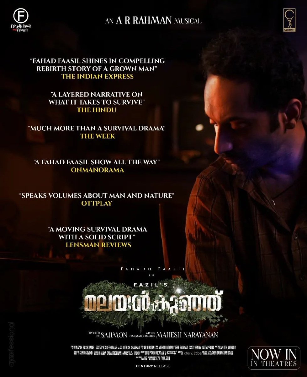 FaFaTrends's tweet photo. 'Malayankunju' gets overwhelming responses!

Reviewed as a must watch

More shows added now!

'Malayankunju' successfully running in theaters near you, book your tickets now!

#FahadhFaasil #Malayankunju #FahadFaasil #ARRahman https://t.co/dLrIiH0ZHQ