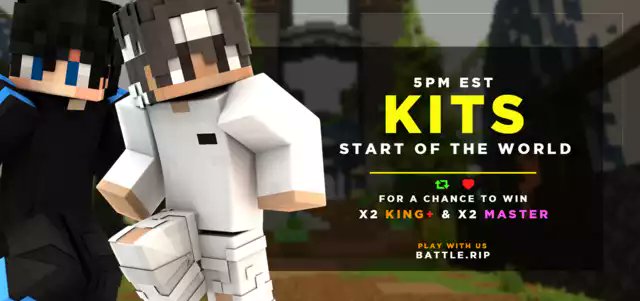 BattleRIPNet's tweet photo. ⚠️ Our Kits Map #3 SOTW will be released TODAY at 5 PM EST 💣

❗$175 PayPal (Payouts)❗

🥳 Thanked for the huge support, we will giveaway:
• 1x Lunar Cloak
• 1x Battle Rank

Want to participate?
- IGN 🥰
- ❤ &amp; 🔄 🥵
- Tag 2 friends 🤪

🎮Play NOW! 
➥ https://t.co/1gOWB9pLoq https://t.co/2NnNaAM90U