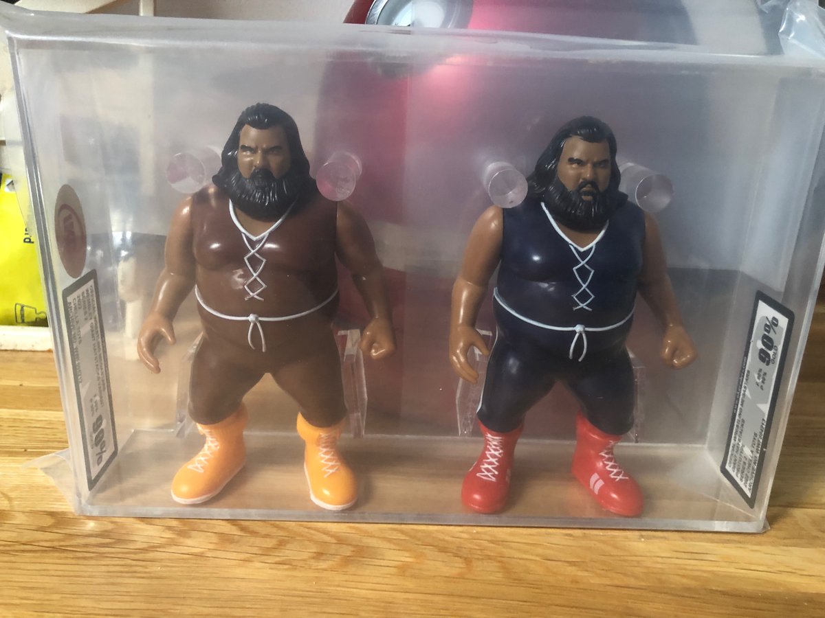 #hWoFigureFriday 
Only fitting to show this bad boy 
British legend paint prototypes of giant haystacks and Wembley variant