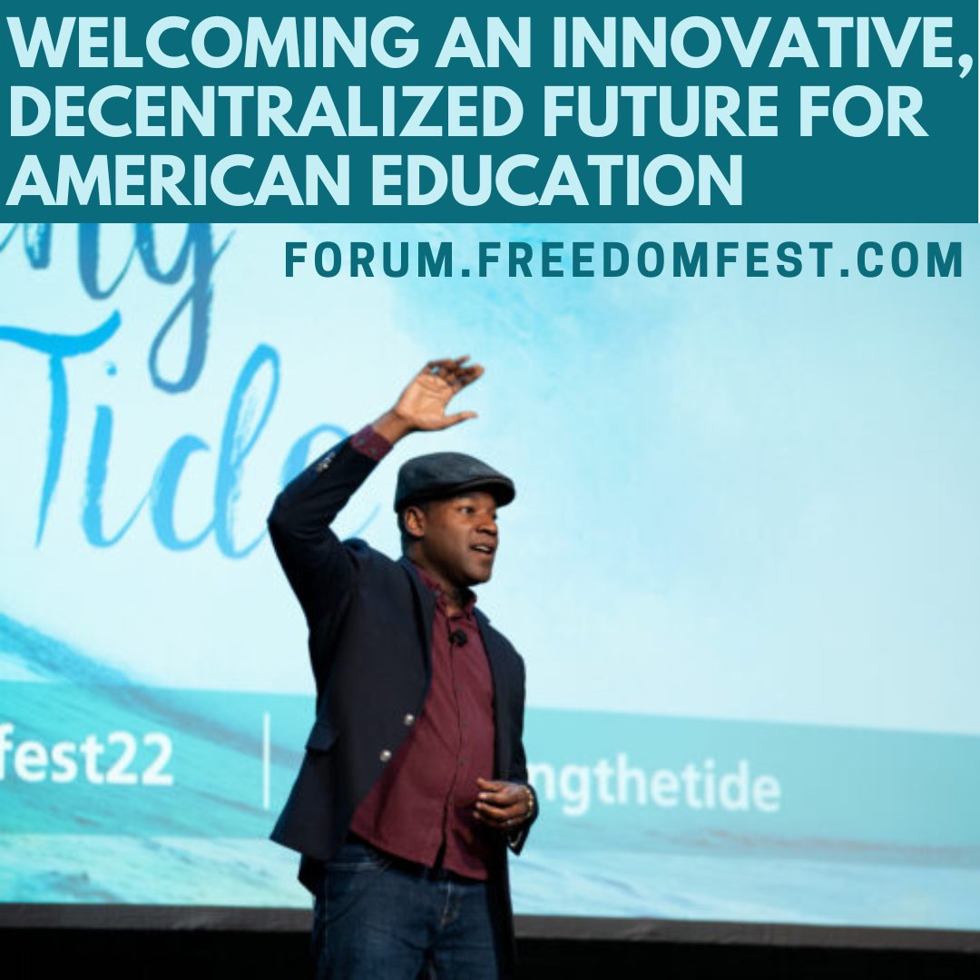 TheFreedomFest's tweet photo. School choice expert Kerry McDonald wrote a #FreedomFestForum article that sums up the education panels at FreedomFest 2022 last week in Las Vegas, and talks about the upcoming school year:
https://t.co/5ldUfzVafj
#FFest22 #TurningTheTide #TheFreedomFest #SchoolChoice https://t.co/hFk5vjF7AP