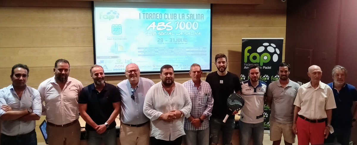 SycEnergia's tweet photo. Nuestra empresa forma parte destacada de los patrocinadores del #ITorneoPádel del @clublasalina, @faponline @diputacioncadiz y el @AytoSanFernando que se disputará el último fin de semana de #julio. Mucha suerte a los jugadores. https://t.co/CmqMHmO5bG