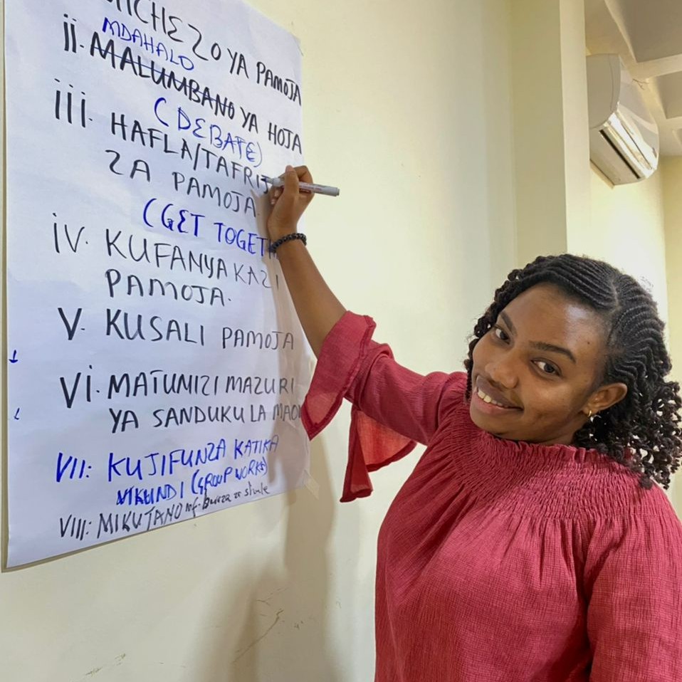 o3unesco's tweet photo. Met Glory in today’s #O3 training session, she is a matron at the school, she came to realize connecting with respect at school set is not only for students to students but for teachers and workers around schools! #O3 #O3Plus #SRHR #GenderEquality #EndViolence #ConnectWithRespect https://t.co/Pu7pf8ch8K
