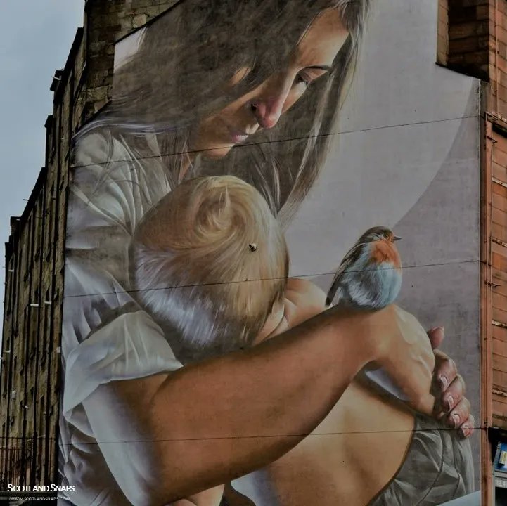 'Mother and Baby' Street Art, Glasgow, Scotland. 

IG: Scotland_Snaps_Official
ScotlandSnaps.com

#Glasgow
#GlasgowMuralTrail
#alluring_scotland
#yourScotland
#scotland
#visitscotland 
#scotlandlover 
#scotlandsbeauty 
#scotlandisnow 
#pictureoftheday 
#City
#StreetArt