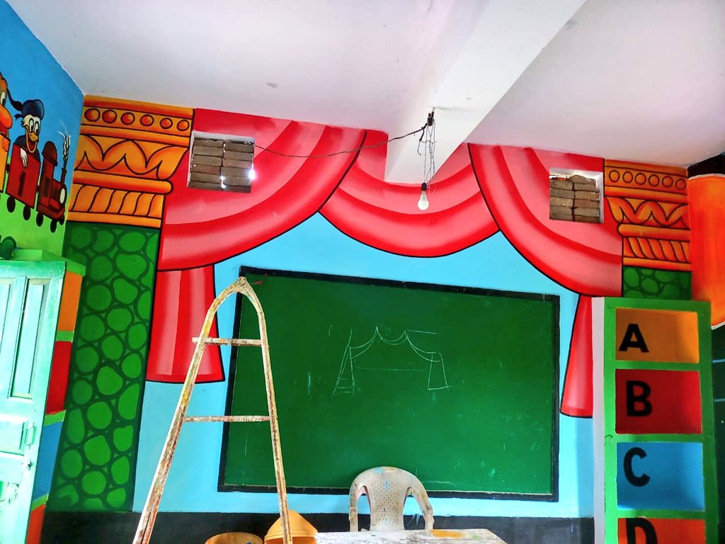 Transformation of Adopted Schools by Tehsil Sadar in the City Areas. Its all through the means of Public Collaboration and Participation.<a href="/DMjaunpur/">DM JAUNPUR</a>