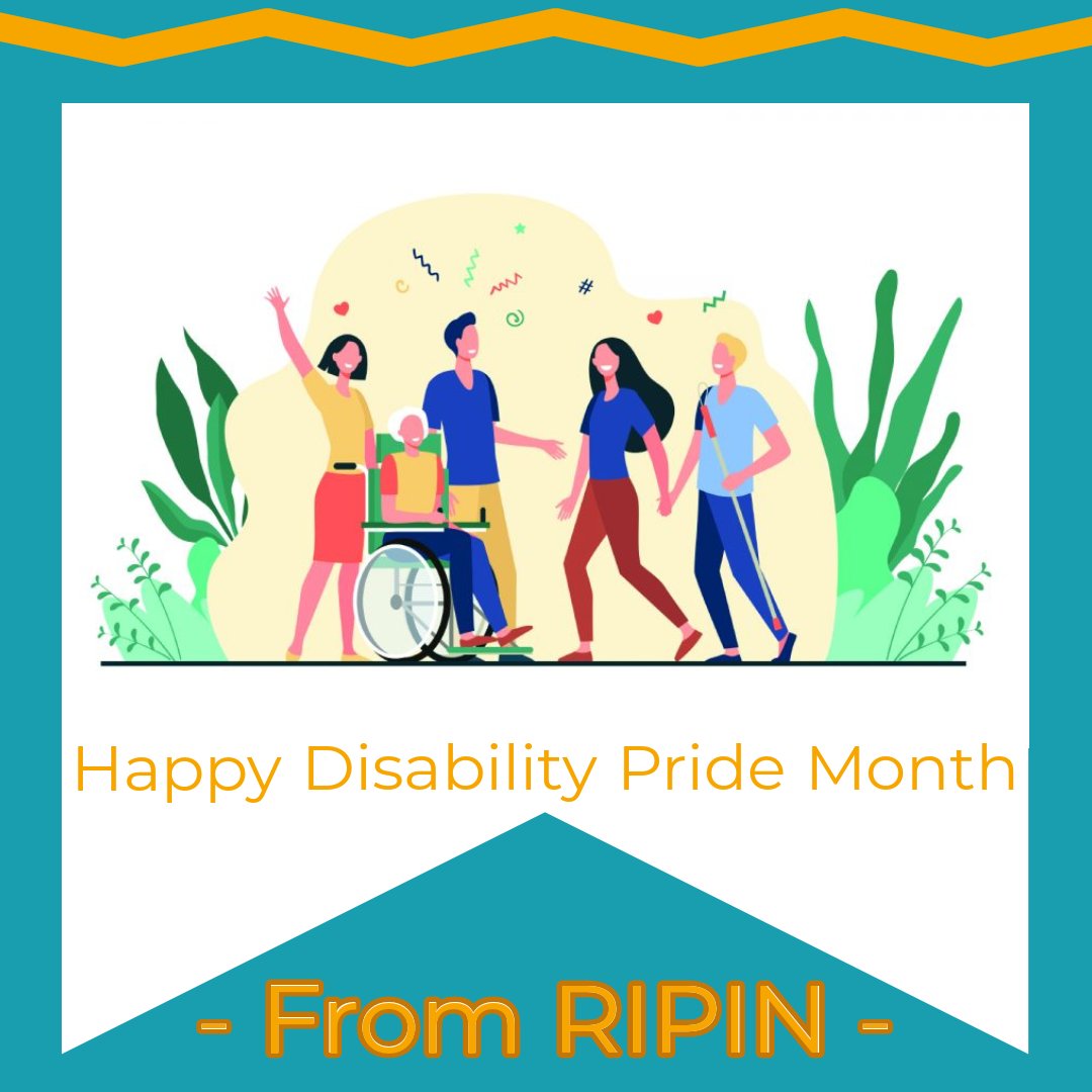 RIPIN_RI's tweet photo. Happy Disability Pride Month from RIPIN
#Community #RIPIN #Advocacy #Family #Support #2022 #Equality #Empowerment #Peerprofessionals #Education #Specialeducation #Disabilityservices #Nonprofit #Caremanagement #Wellnessprograms #Katiebeckett #Rhodeisland #Disabilitypridemonth https://t.co/wcGkaXXtuj