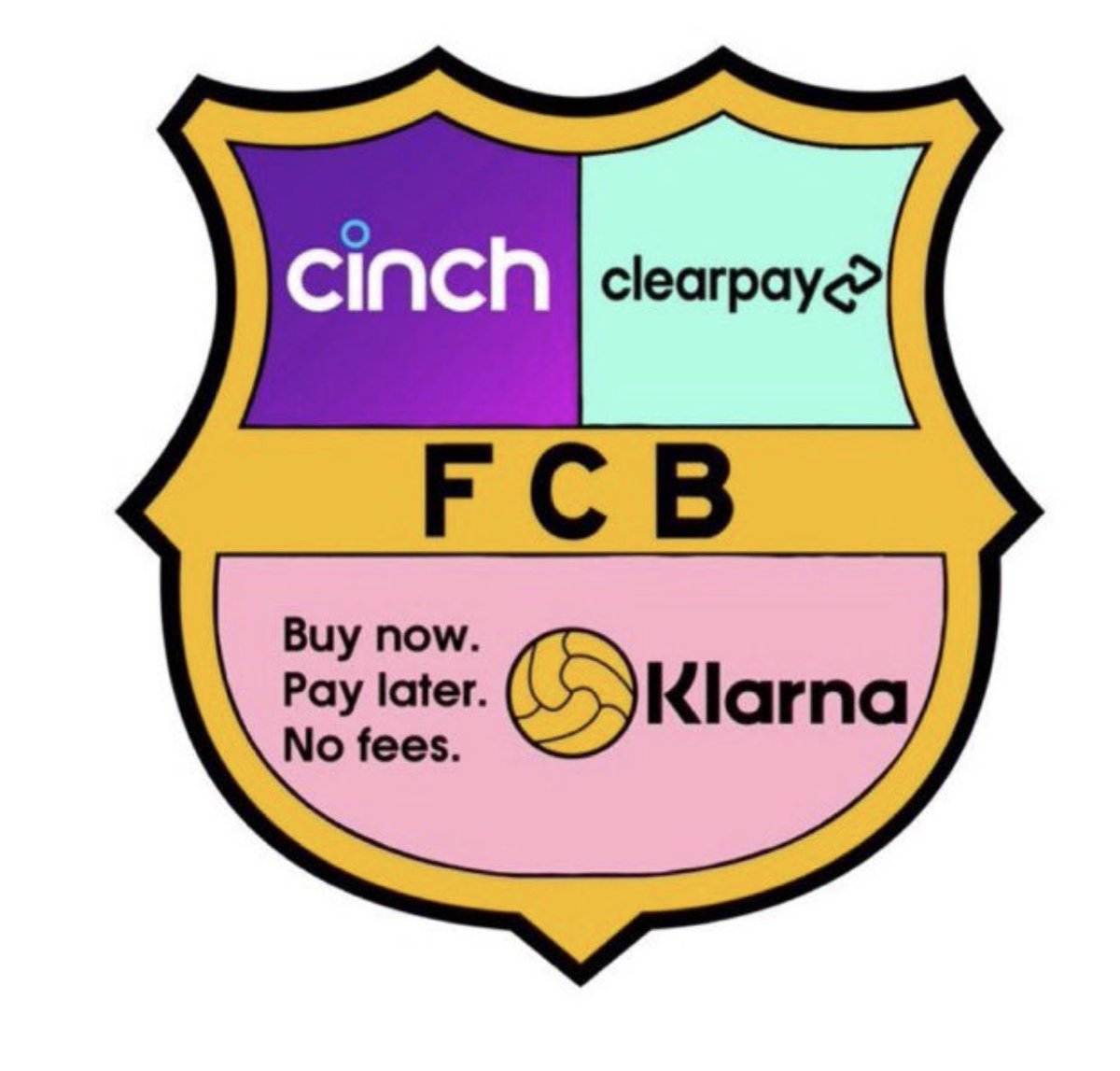 filarge89's tweet photo. Someone said @FCBarcelona are using @Klarna to sign players. 😂😂😂😂 https://t.co/yADaDBX5Ro