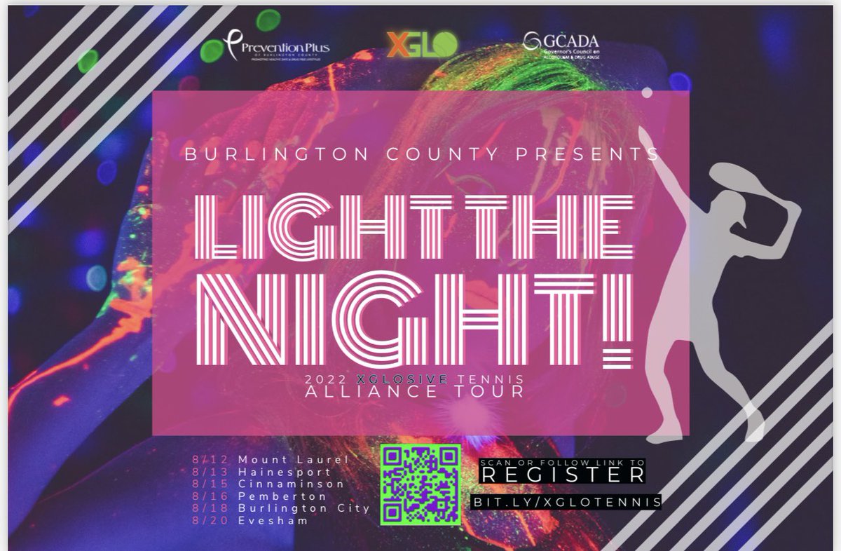 BCCHCNJ's tweet photo. @BGallagherTV please come join us in Burlington County for Xglo tennis! https://t.co/jlM6RnDAP0