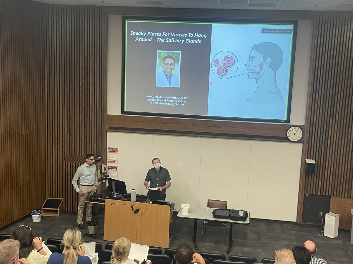 Great introduction for <a href="/jmaldonadoortiz/">José Maldonado-Ortiz, DDS, PhD</a> and we are so lucky to hear his talk today!! #LoveVirology