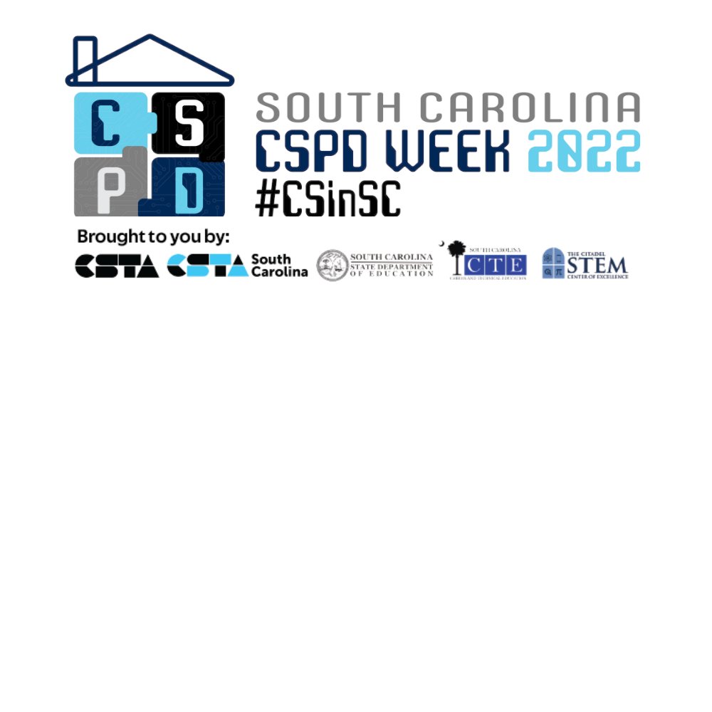 csteachersorg's tweet image. @SC_CSTA  is taking over @csteachersorg... Just for the week! So excited to nationally Tweet for South Carolina&apos;s CSPDweek. @educationSC #takeover #CSinSC