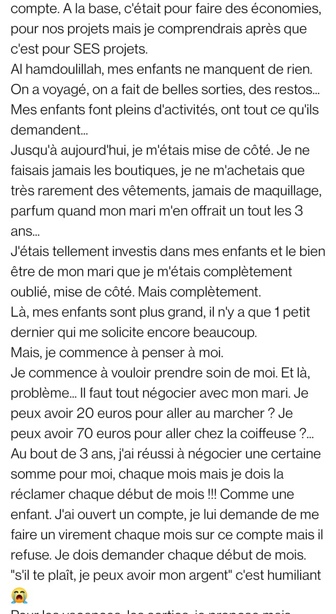 Sisterhood_Mia's tweet photo. Histoire intéressante sur une femme qui a fait confiance à son mari pour prendre soin d'elle financièrement https://t.co/UreQXksf6t