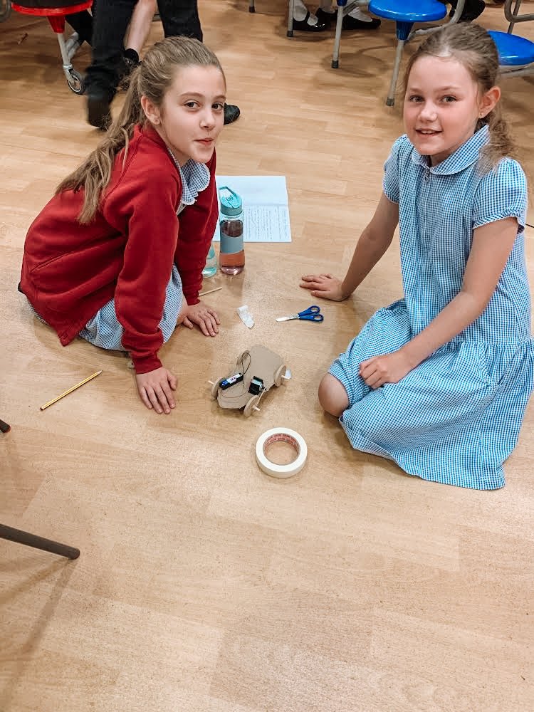 Year 6 finished off their Design and Technology Project in style yesterday by making a car with a motor. They worked hard on these designs and were really pleased with the final product.