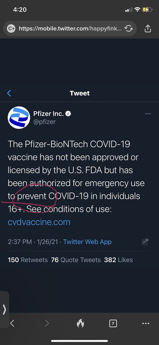69CryptoCrab69's tweet photo. @jonarnoldimages @hughosmond Too bad they never advertised it as just “reducing symptoms”. You are so naive my guy https://t.co/cwgeeMUsx5