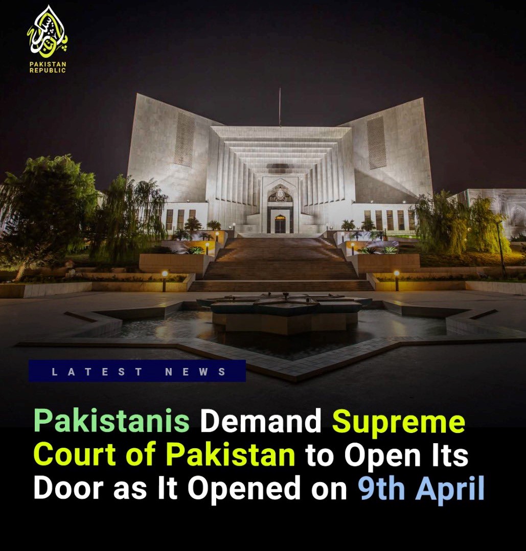 Asthic_world's tweet photo. Now all the eyes of Pakistanis are on the Supreme Court. Now let's see at what time the supreme court opens.
#SupremeCourtofpakistan
#WeWantJusticeRightNow https://t.co/gavTjiBglC
