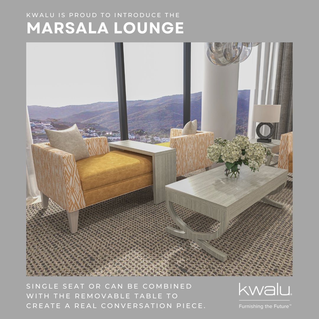 Everyone's talking about the Marsala by Kwalu! Elegant and comfortable lounge seating for senior living. kwalu.com/product/marsal… #seniorliving #furnishingthefuture #kwalufurniture