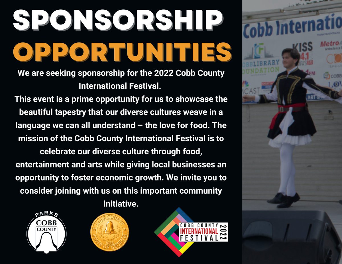 ArtStationCobb's tweet photo. For more information on Sponsorship/Partnership opportunities please reach out to Noelle Adams, Art Specialist, at Noelle.Adams@cobbcounty.org https://t.co/ljVuAV1QmS