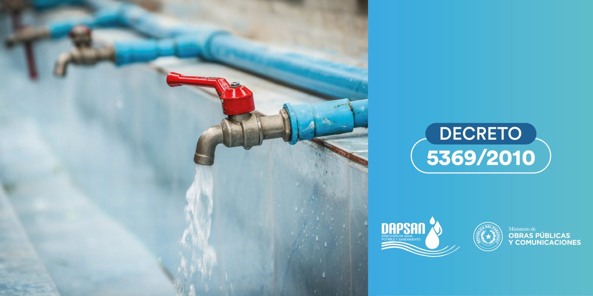 DAPSANPY's tweet photo. El 8 noviembre del 2010 con este decreto fue creada a la Dirección de Agua Potable y Saneamiento (DAPSAN).

La dirección funciona como órgano técnico que asiste al Ministerio de Obras Públicas y Comunicaciones (MOPC) en el ejercicio de la rectoría sectorial ⏬ https://t.co/IaQ1RfTejq