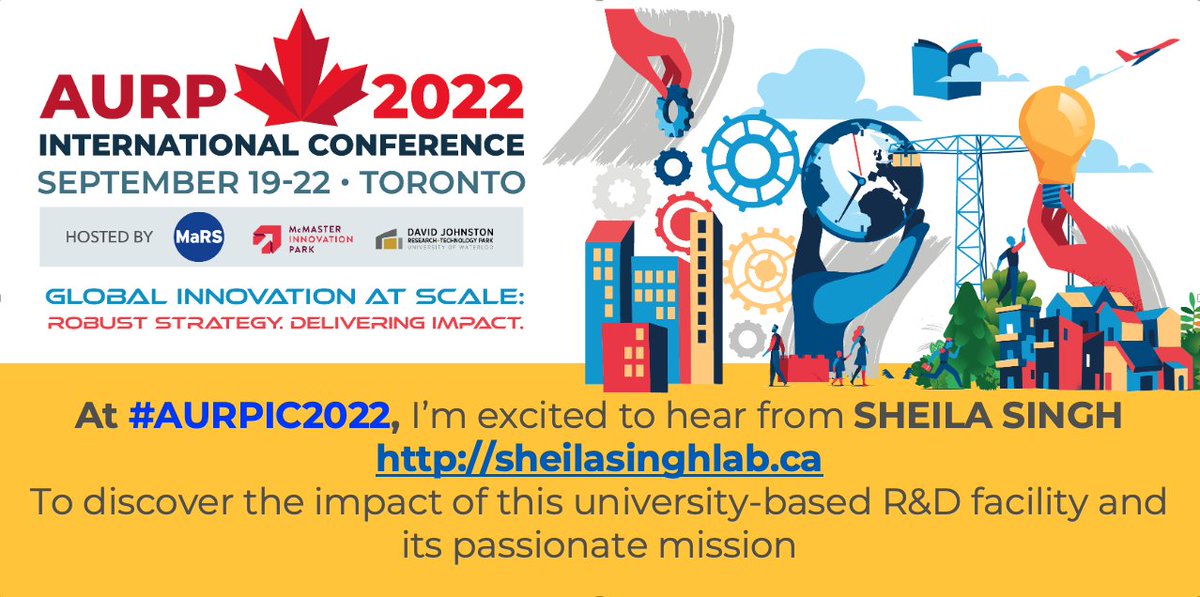 #AURPIC2022 anticipate hearing the story of Sheila Singh's Lab - a passionate study of BTIC signaling pathways in pediatric cancers. Through <a href="/McMaster/">Jason McMaster</a> 's R&amp;D infrastructure, Dr Singh is able to focus on 'What is different about each individual’s tumour?'
international.aurp.net