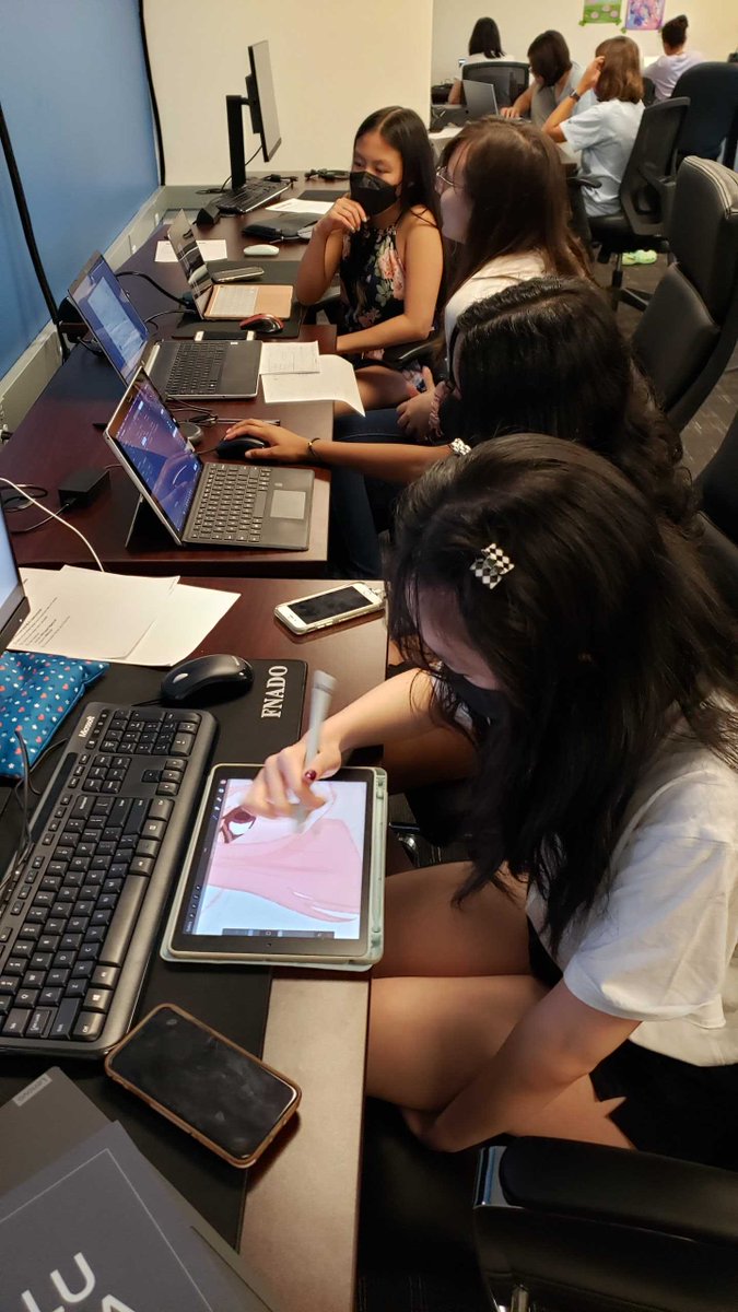 That's a wrap for Week 2! 🎉

The campers began collaborating on their game design docs, and learned to create their own art and audio assets 👾🎨

We can't wait to see how they combine all these concepts into a working game next week 👀🎮