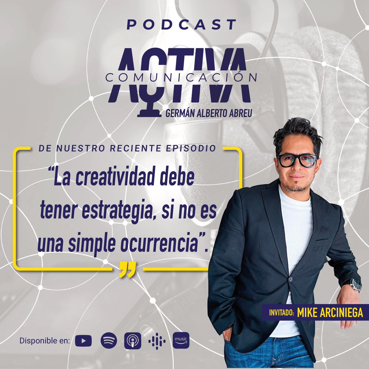 GermanAbreu's tweet photo. De las frases memorables que nos dejo Mike Arciniega en el episodio de esta semana. https://t.co/aC637JVCqz