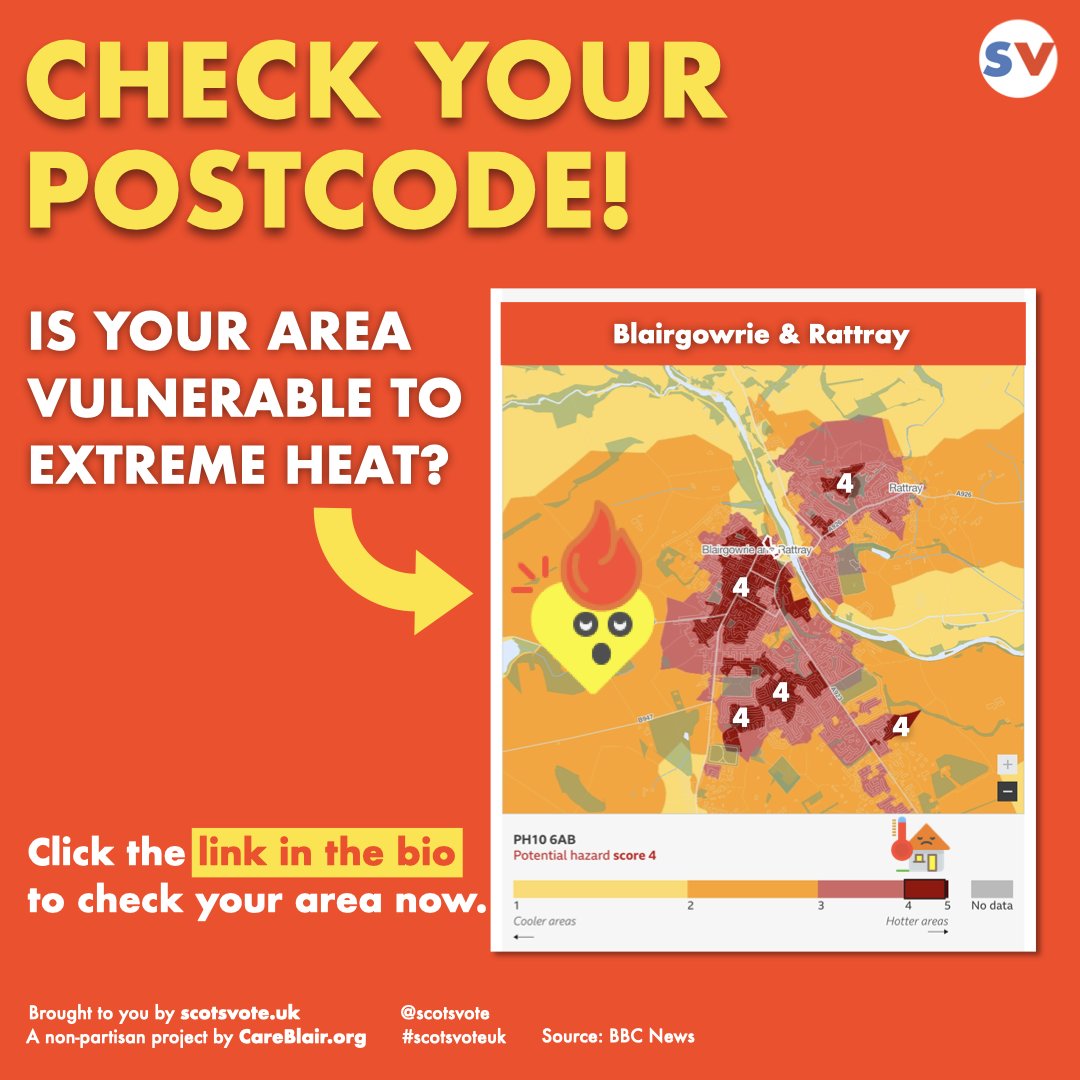 Are you one of the estimated 6 million people living in areas exposed to extreme heat?

Discover more - scotsvote.uk/is-your-postco…