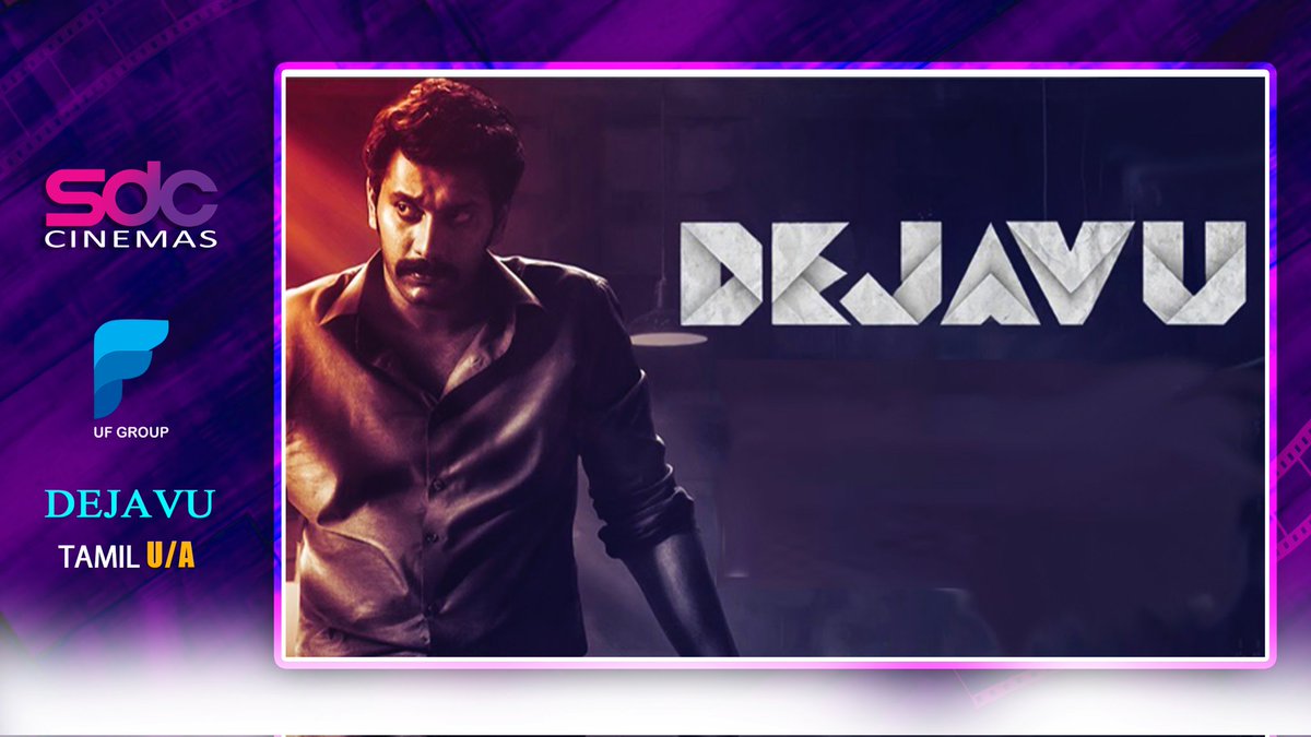 #Dejavu Crime Investigation Thriller For This Weekend in Our <a href="/cinemassdc/">SDC SOLAMALAI CINEMAS</a> ✨

S O N Y 4K🎥
D O L B Y A U D I O 🎶

<a href="/arulnithitamil/">Arulnithi tamilarasu</a> @GhibranOfficial