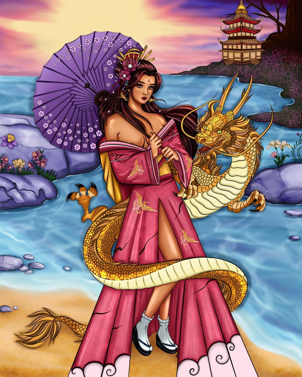 Memoirs of Tayu

I have always been inspired by the culture of China. In this art I combined two main objects of ancient China. 

The Chinese dragon is used as a symbol of culture,power,strength and good luck

Tayu were famous for their intelligence,literary and musical talents