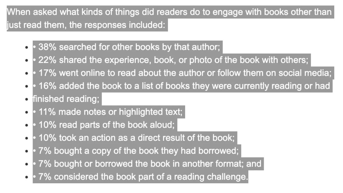 petermccarthy's tweet photo. Nice @PublishersWkly write up of @BookNet_Canada 

A Third of Canadians Read Daily https://t.co/LxgHHNJCKb #bookpublishing #readerinsights https://t.co/RlK5u0wuxP