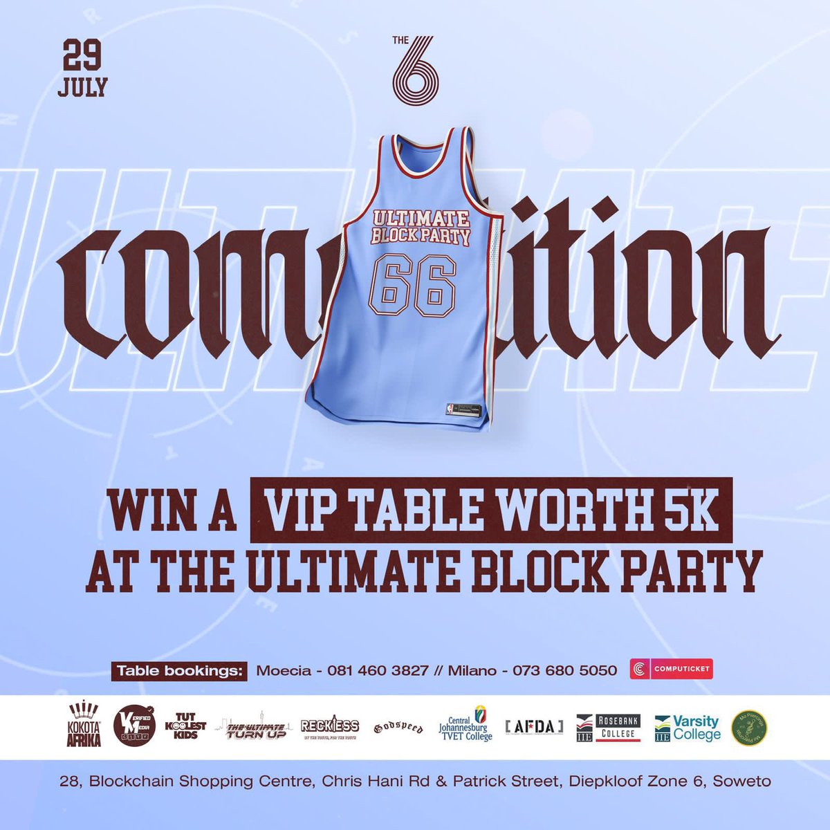 OkDimpho's tweet photo. 🚨Competition time🚨
-If you’re an upcoming Dj and you want to stand a chance of playing at a huge event in one of the biggest venues in the south.
-Stand a chance of winning a VIP table worth 5k.
#UltimateBlockParty https://t.co/XH30cbQwfY