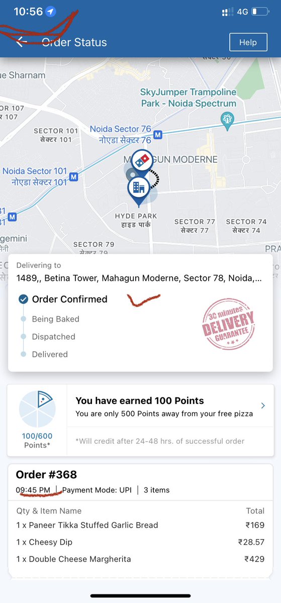 RahulSahani's tweet photo. @dominos_india forget 30 min delivery, you cant even deliver order, direct ordering becoming worst day by day https://t.co/2zZ30daEDI