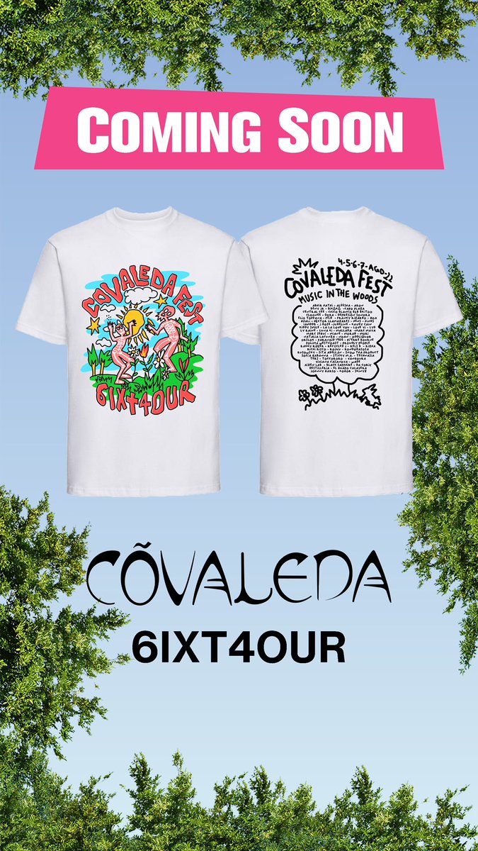 CovaledaFest's tweet photo. LOS PEDAZO DE CAMISETONES QUE TENDREMOS EN EL FESTIVAL⁉️⁉️⁉️ Poquita broma 😋 https://t.co/SMVzRiH4pV