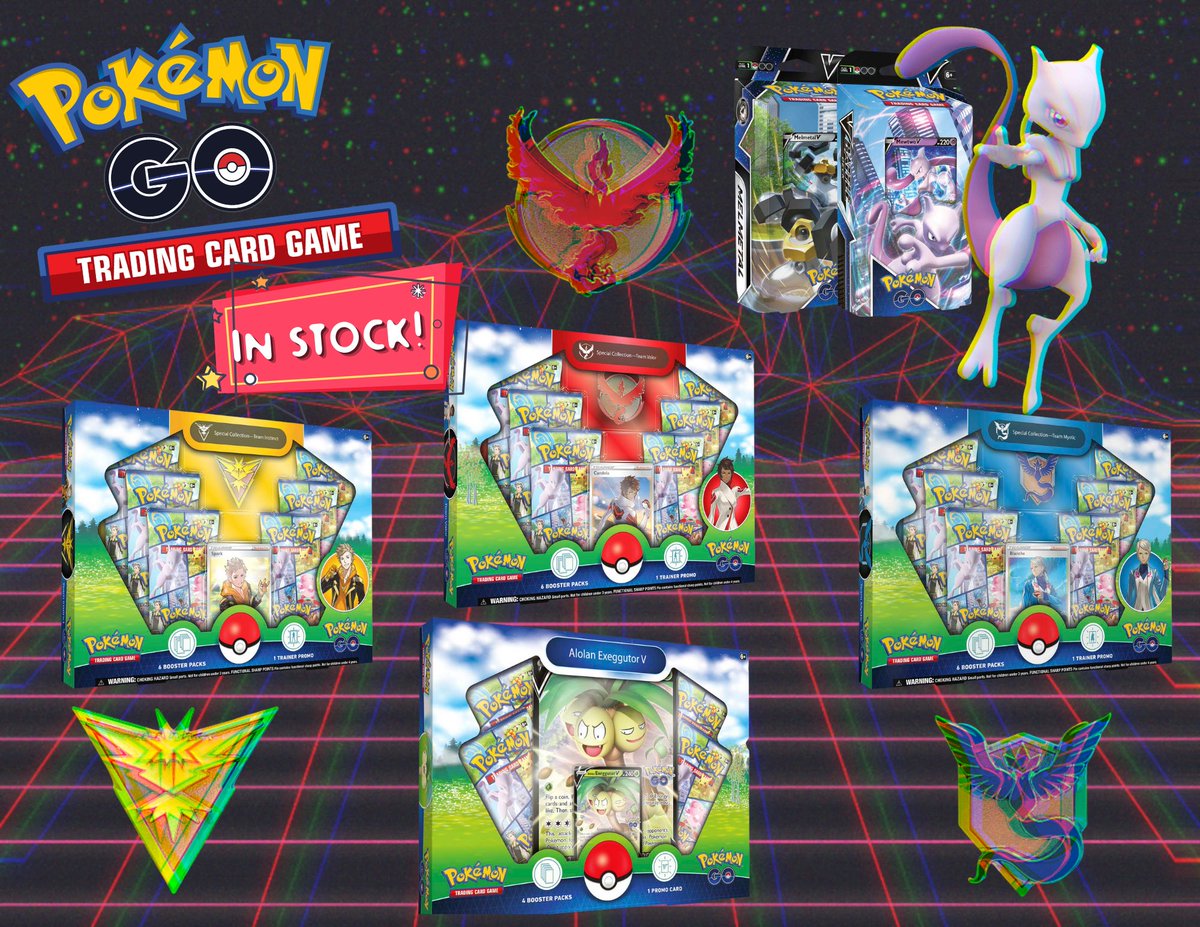 Now in stock, in store and online, Pokémon sets and single packs.