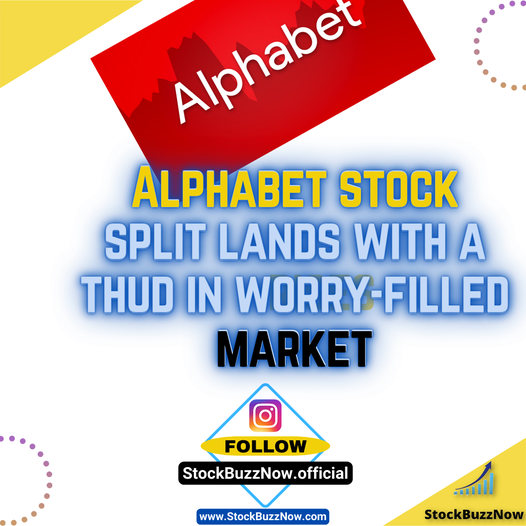 stockbuzznow's tweet photo. Alphabet stock split lands with a thud in worry-filled market
.
.
Get Daily Updates💡
ᴊᴏɪɴ @StockBuzzNow ᴄᴏᴍᴍᴜɴɪᴛʏ:
👉 https://t.co/YWyEOOKXht
.
.
Tags 🏷: 
#StockBuzzNow #stockmarket #USStocks 
 #stockmarketnews #Alphabet #google #Shareholders #StockSplit #trendingnews https://t.co/LfwanI2TOC
