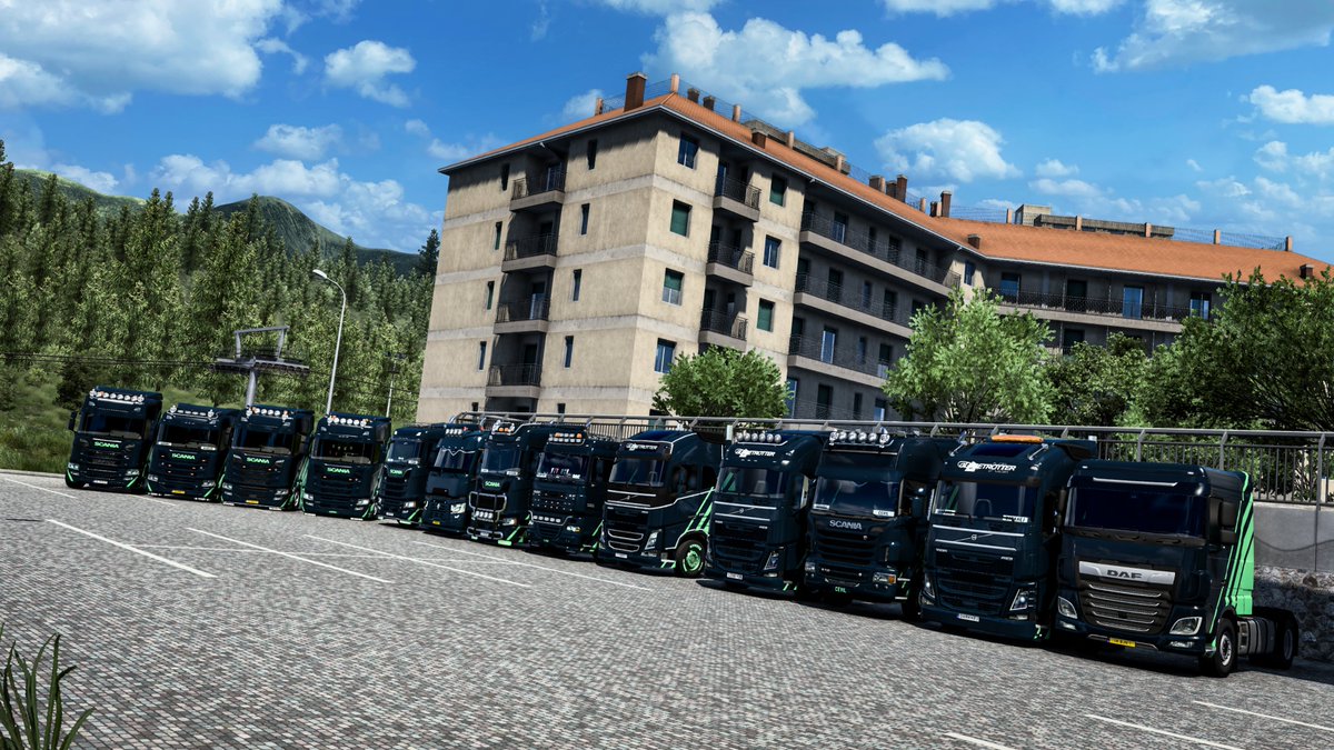 auroravtc's tweet photo. Tonight our drivers took to Promods for a stunning route finishing in Ukraine! 💚 https://t.co/BvgDpEsx0K