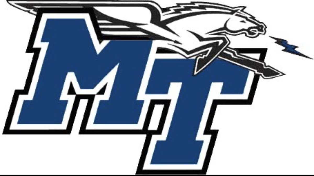 Blessed to say that I have committed to Middle Tennessee State UNIVERSITY to further my football career and education! Thank you to everyone who has helped me along this journey. I am so blessed to be given this opportunity! #trueblue #blueraiders