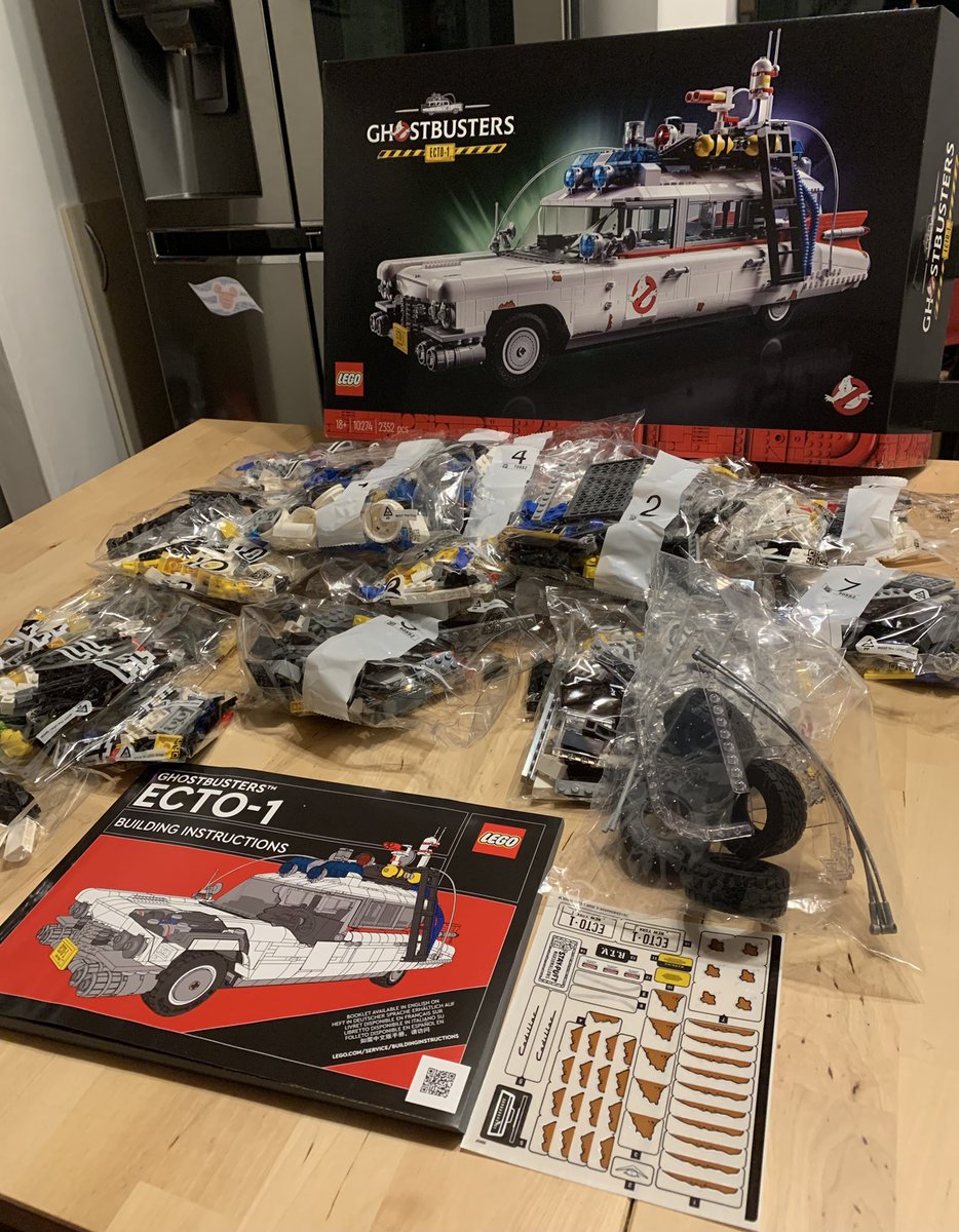 Bin schwach geworden. Mal sehen wie lange ich für den Aufbau brauche. #Ghostbuster #Lego