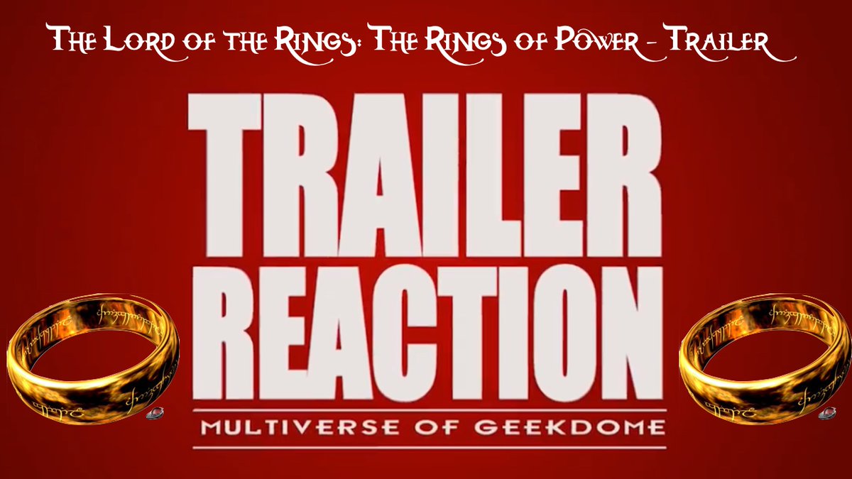 MulltiGeekdom's tweet photo. Today at 3:00 PM PT @ben_rainer reacts to the newest #RingsOfPower Trailer come and join him over #MultiVerseOfGeekdom https://t.co/tiHUaU0ElG https://t.co/Vd5sAlACWY