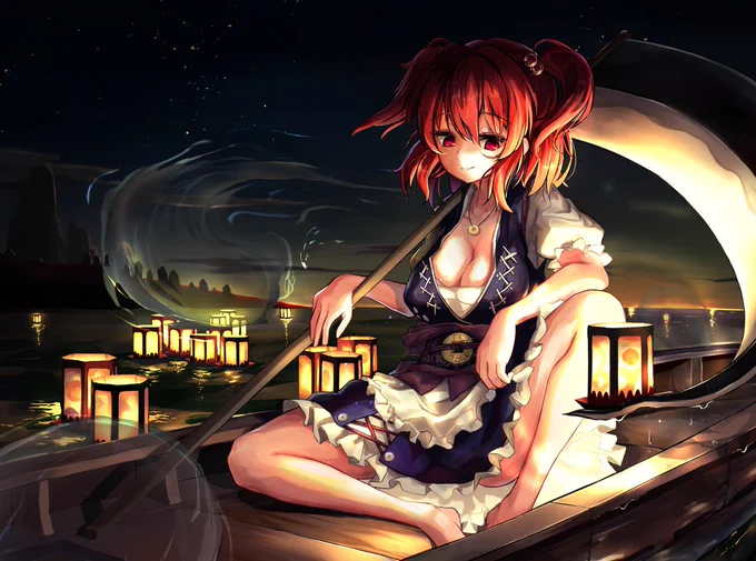 「少しくらい休憩しないと保たないじゃないか。      死者の魂ばっか相手にしていると…」#東方Project 