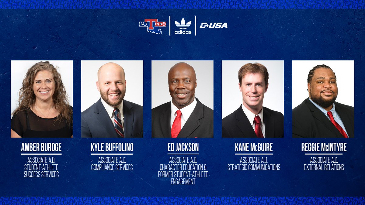 LATechSports's tweet image. Louisiana Tech VP and Director of Athletics Dr. Eric Wood announced a number of promotions entering the 2022-23 fiscal year.

#EverLoyalBe 

📰 bit.ly/3zpLPvX