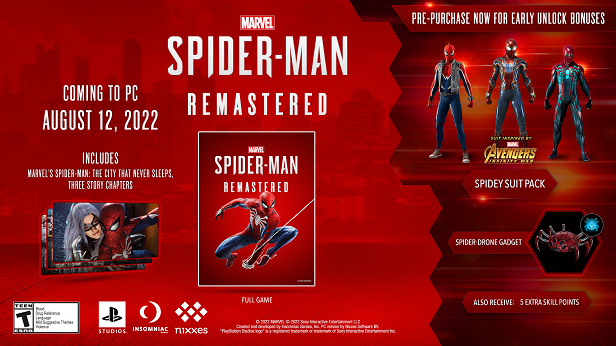 Buy Marvel's Spider-Man Remastered from the Humble Store