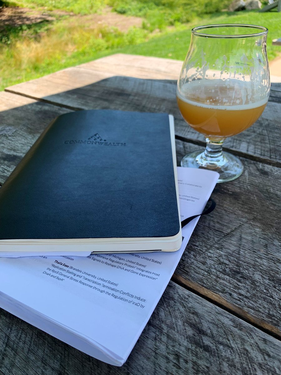 Took a detour to <a href="/TreeHouseBrewCo/">Tree House Brewing Co.🍺</a> after leaving the Microbial Stress Response <a href="/GordonConf/">Gordon Research Conferences</a>. Reviewing notes, getting ideas, and already getting excited to reconvene in 2024!

Incredible experience and an even better community of scientists. Cheers!