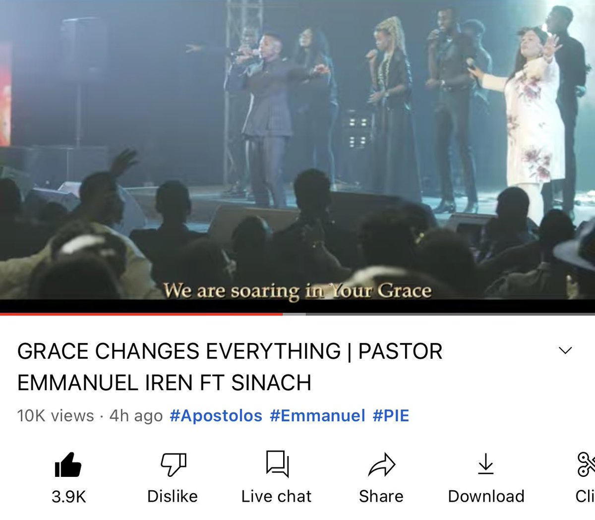 Even I can’t stop watching this.
GRACE CHANGES EVERYTHING!
#Apostolos 

youtu.be/xDk3VqPHD4A 
Share this with someone