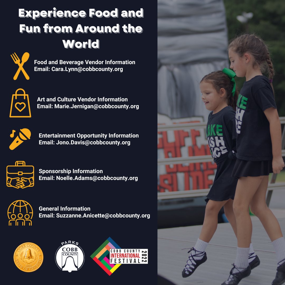ArtStationCobb's tweet photo. The Highly anticipated Cobb County International Festival is returning! https://t.co/pqKESDKJzR