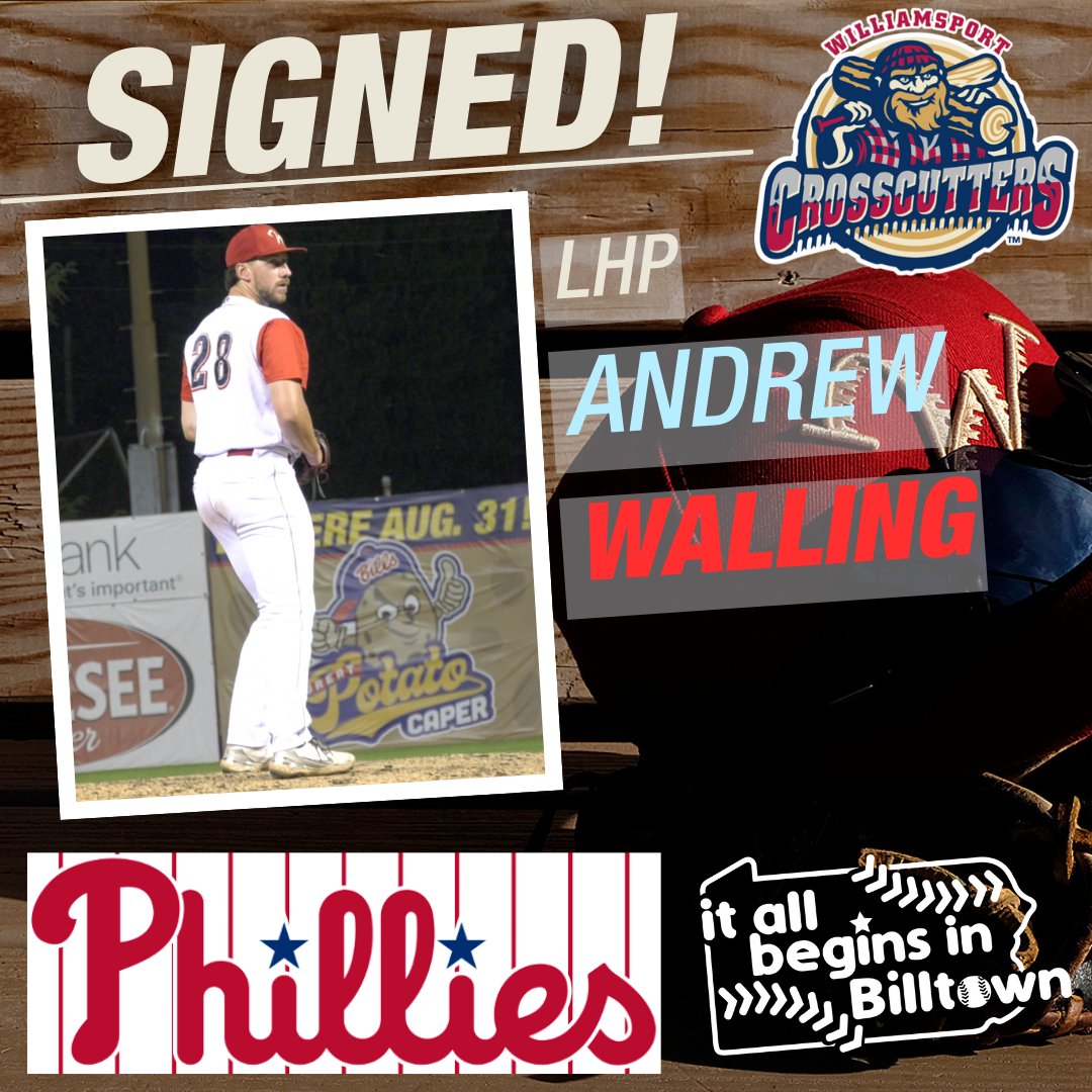 crosscutters's tweet photo. 🚨🚨🚨SIGNED🚨🚨🚨

The @Phillies have signed Cutters LHP Andrew Walling as an undrafted free agent!

#ItAllBeginsInBilltown https://t.co/x6xUYU4IPh