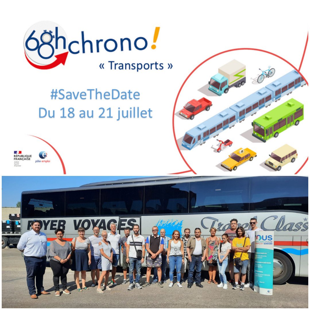 🚌Escapade en bus organisée par le @pole_emploi de Colmar Lacarre, 
Eugène Formation, LK Transports et 
Royer Voyages 🙏
Un café d’accueil ☕️ et c’est parti pour une ballade à la rencontre de nos partenaires ! 
Valorisons nos métiers 👍🏻 Le Transport de voyageurs à l’honneur 🎯