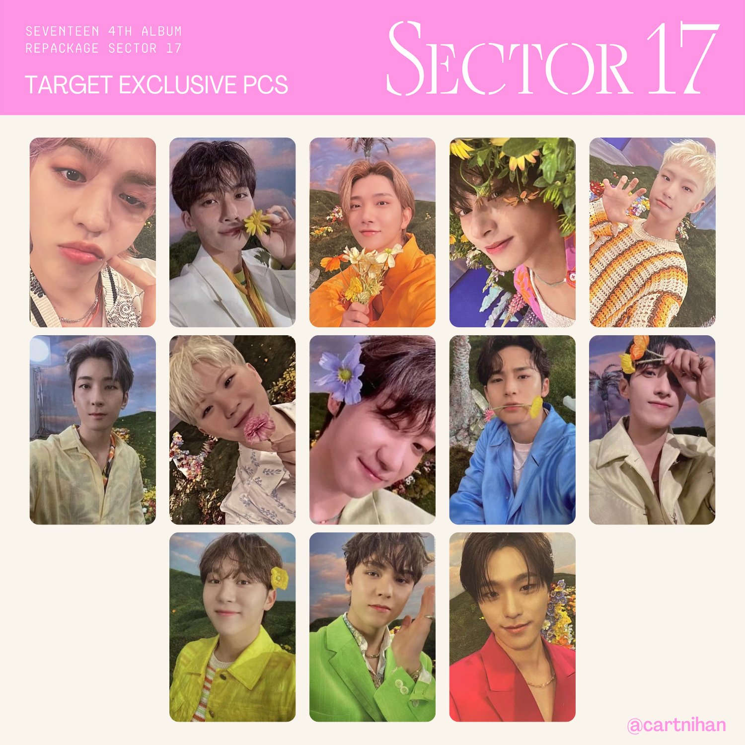 ポケットいっぱい ⭐️SEVENTEEN⭐️ ホシ トレカ sector17 TARGET