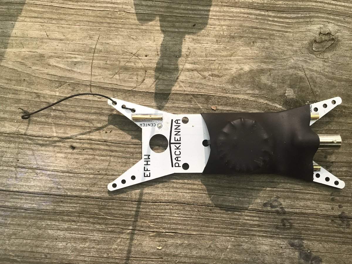 Kd9Njj's tweet photo. Not the best way to start a #POTA activation, but we can rebuild. Make him faster, stronger, better… or something like that. Fortunately I go with the “2 is 1” philosophy when it comes to antennas! Activated K-2517 with 40 QSO’s. Mostly a leisurely hunt for P2P’s. https://t.co/VkqulXvbrG