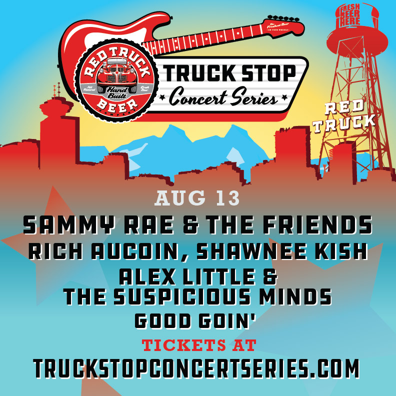 Red Truck's 3rd &amp; final Truck Stop Concert of the summer of '22 series is on Aug 13. Tickets are on sale now.. don't miss it! #livemusicvancouver #concertsvancouver #truckstopconcertseries